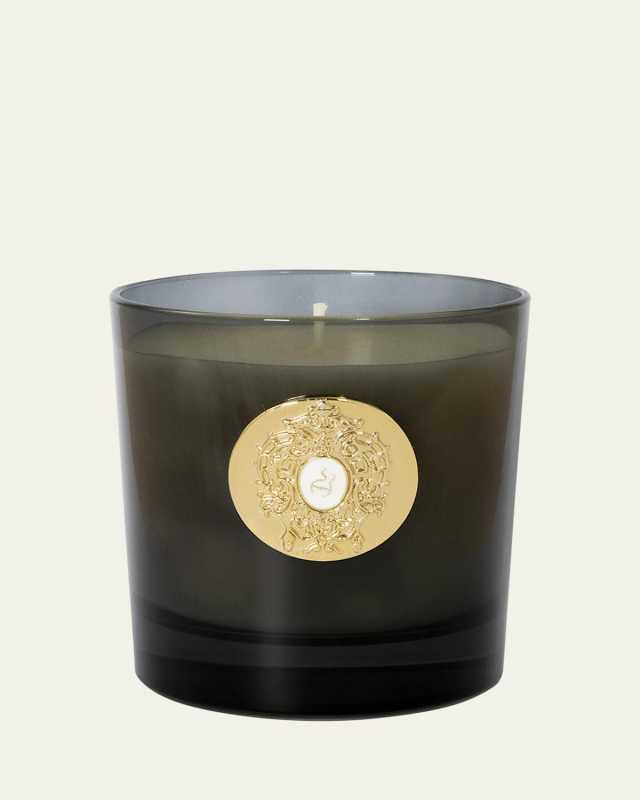 8.81 oz. Halley Black Glass Candle
