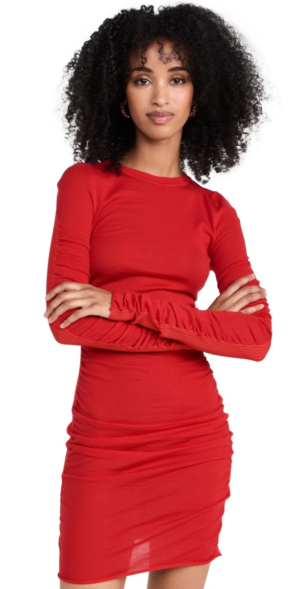 Jacquemus La Robe Maille Nodo Dress Red