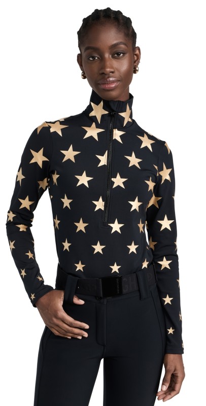 Goldbergh Premier Ski Pully Top Gold