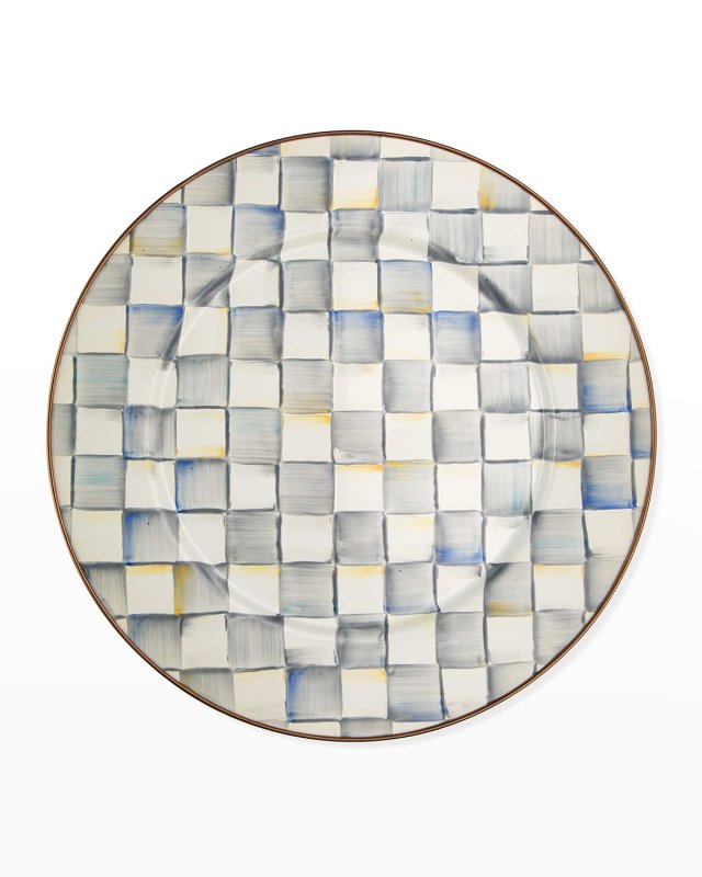 Sterling Check Serving Platter