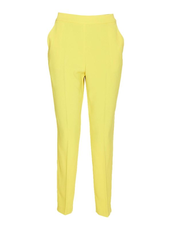 Pinko Pantalons Décontractés - Jaune