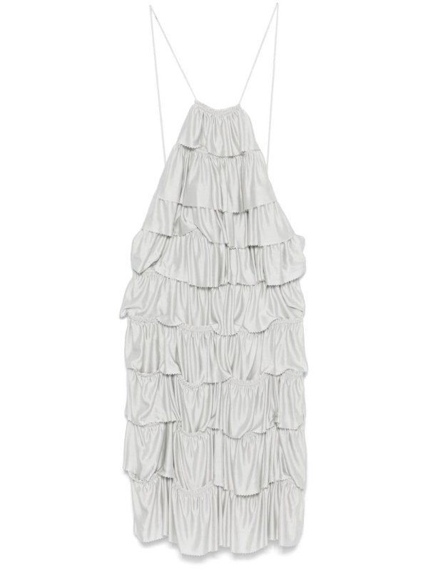 ruffled mini dress