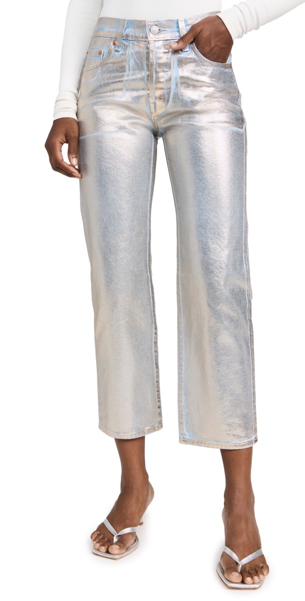Levi's 501 90s Ankle Jeans Optical Illusion