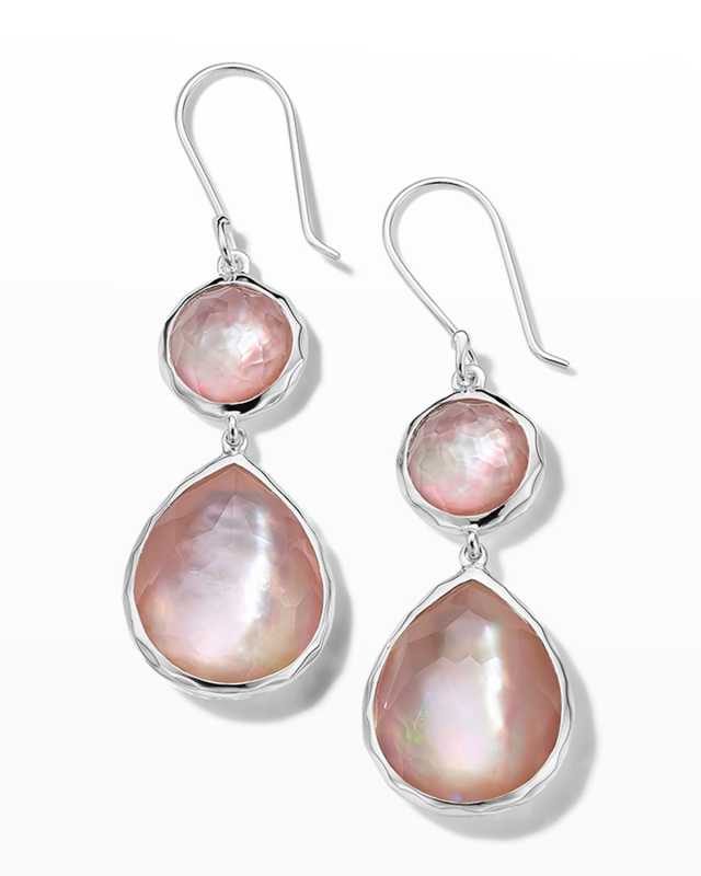 Double Drop Earrings in Sterling Silver