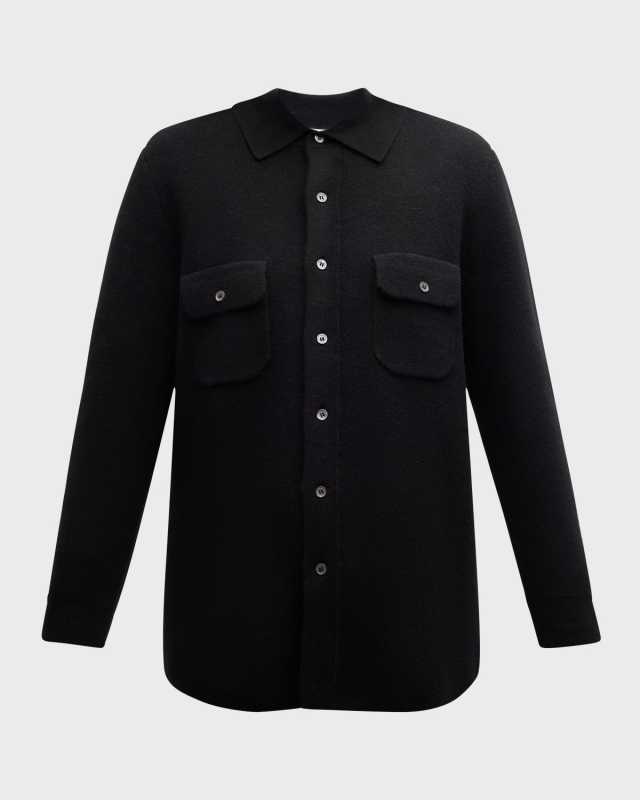 Cashmere Button-Down Shirt