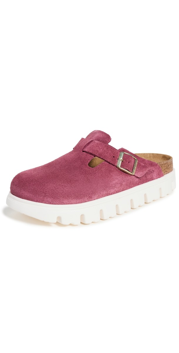 Birkenstock Boston Chunky Clogs Berry Crush