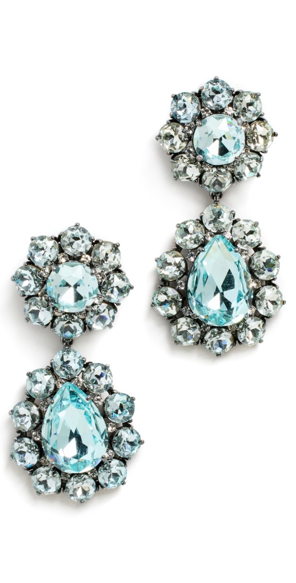 Roxanne Assoulin Double Drop Earrings Multi
