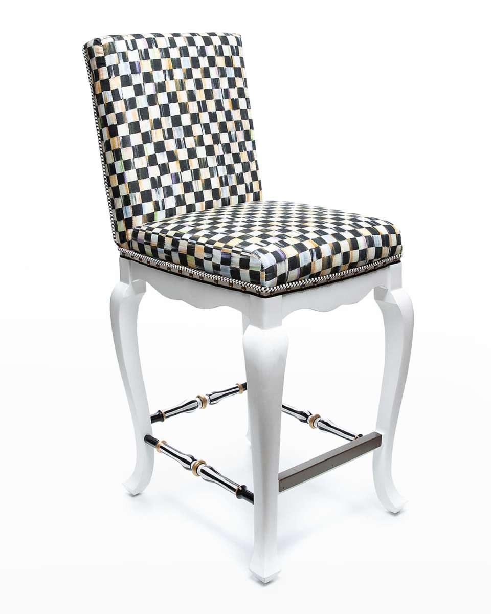 Courtly Check Counter Stool