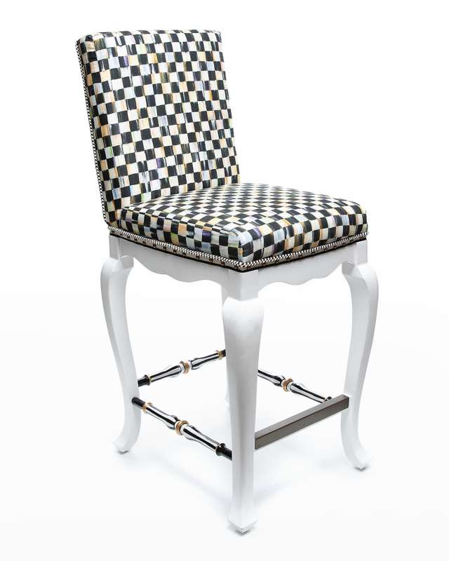 Courtly Check Counter Stool