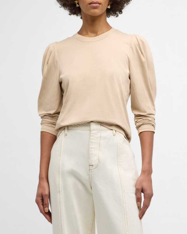 Draped Knit Femme Tee