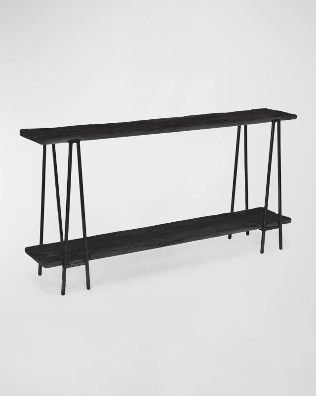 Ash Reclaimed Wood Console Table