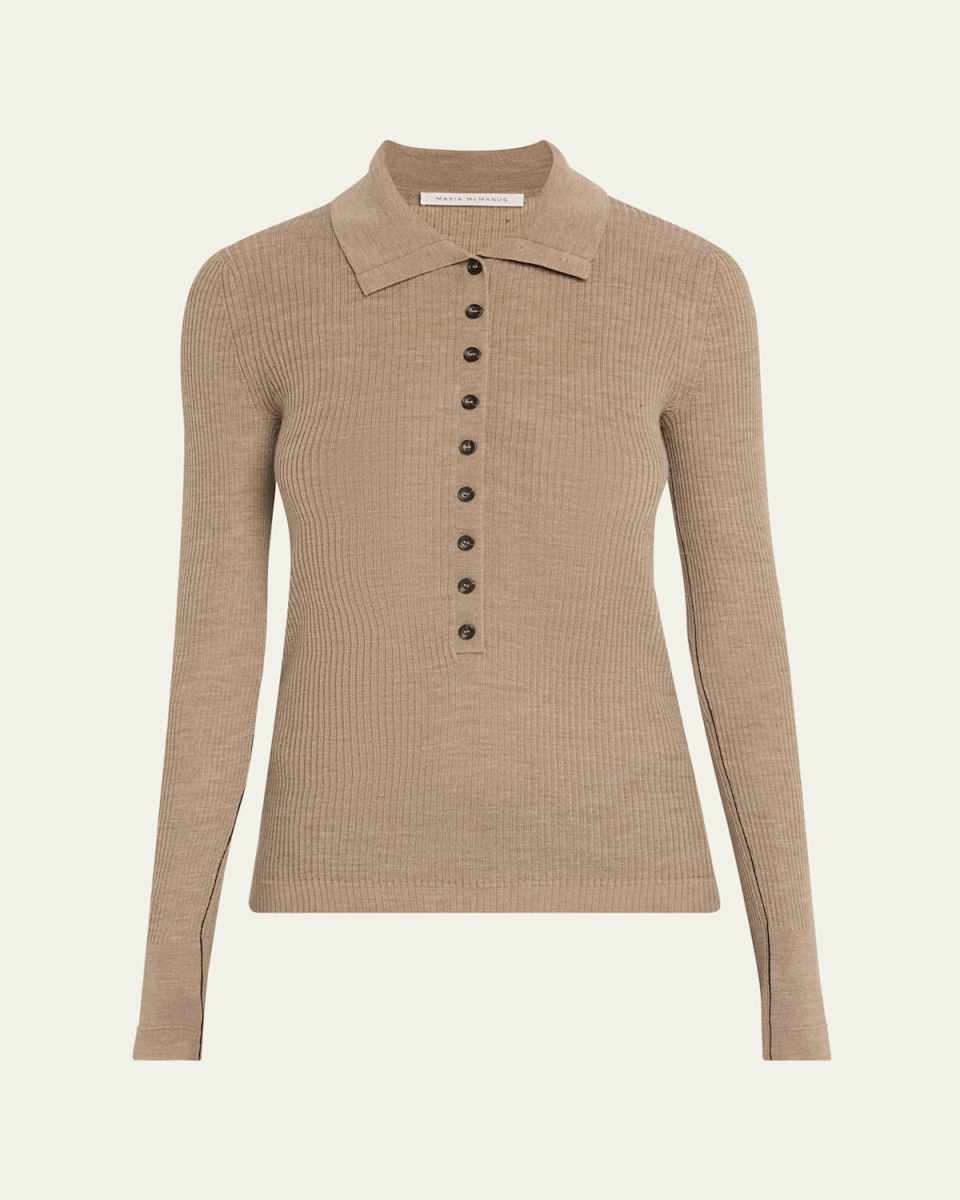 Tiny Button Wool Cardigan
