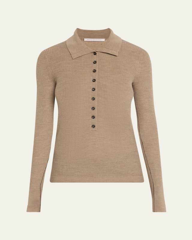 Tiny Button Wool Cardigan