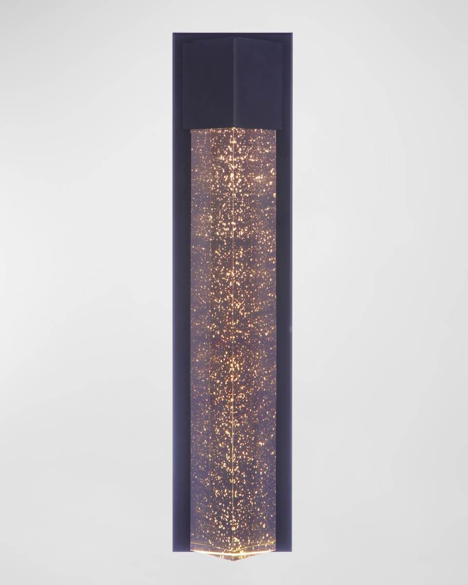 Tony 1-Light Outdoor Pocket Sconce, Large