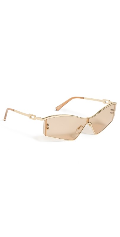 Le Specs Hyperbole Sunglasses Satin Gold