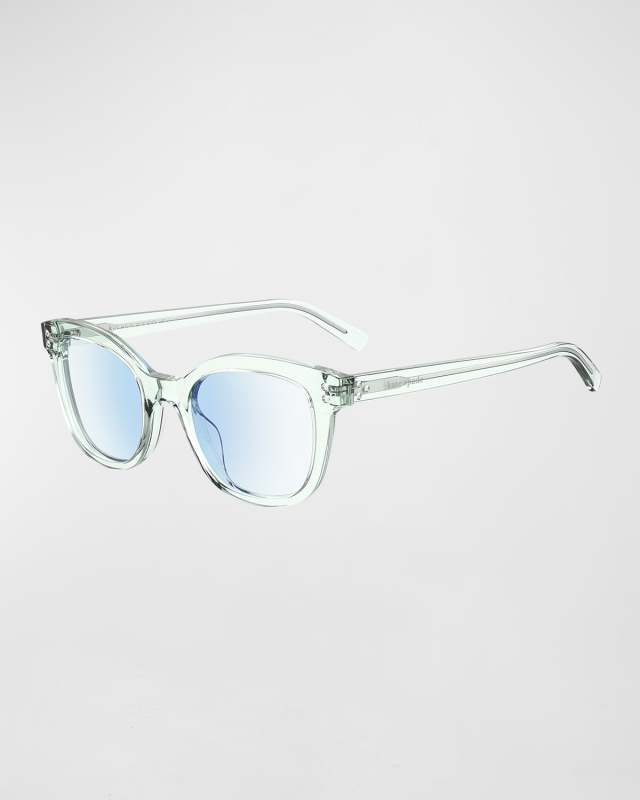tanea blue light blocking round plastic glasses