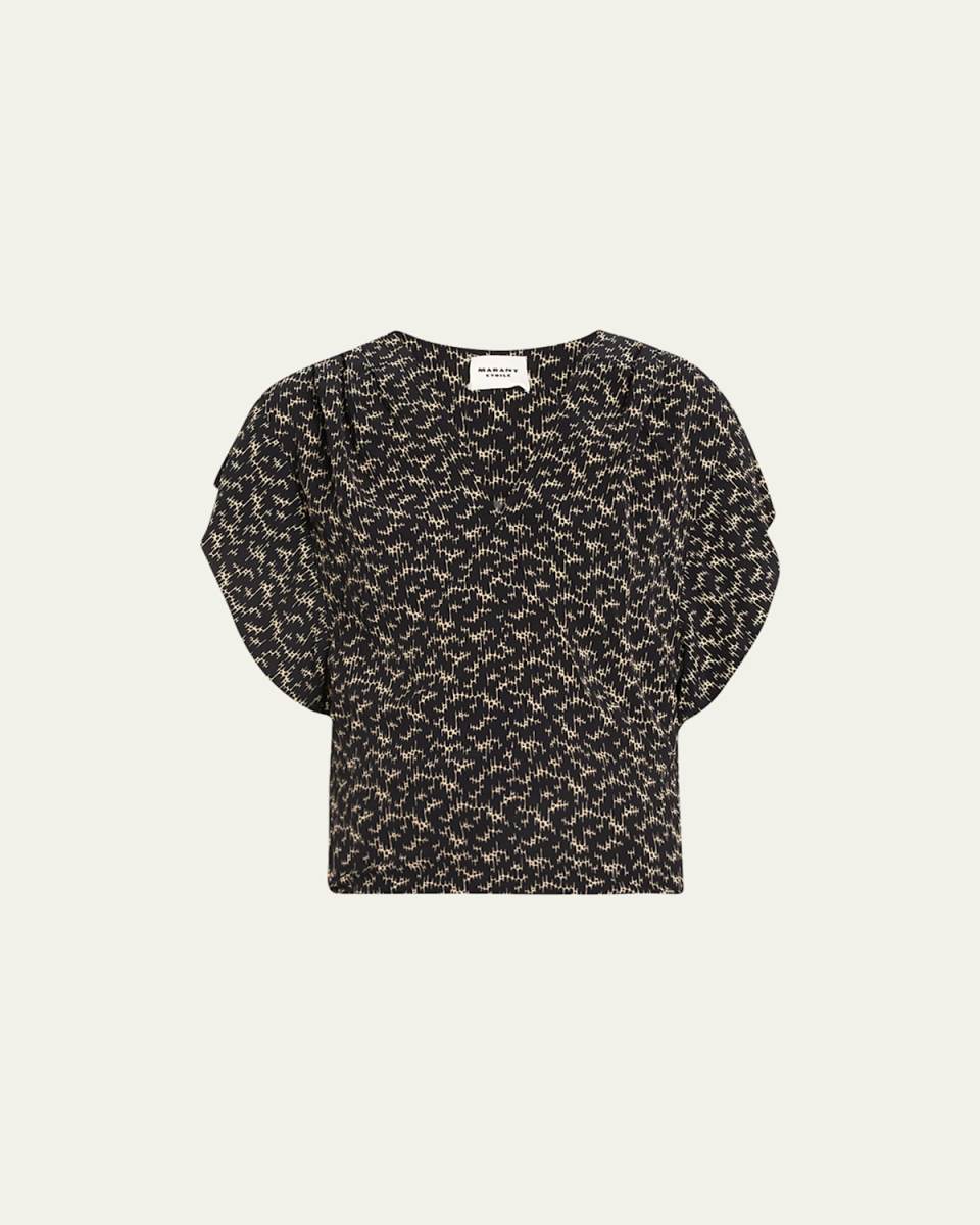 Delocia V-Neck Blouse