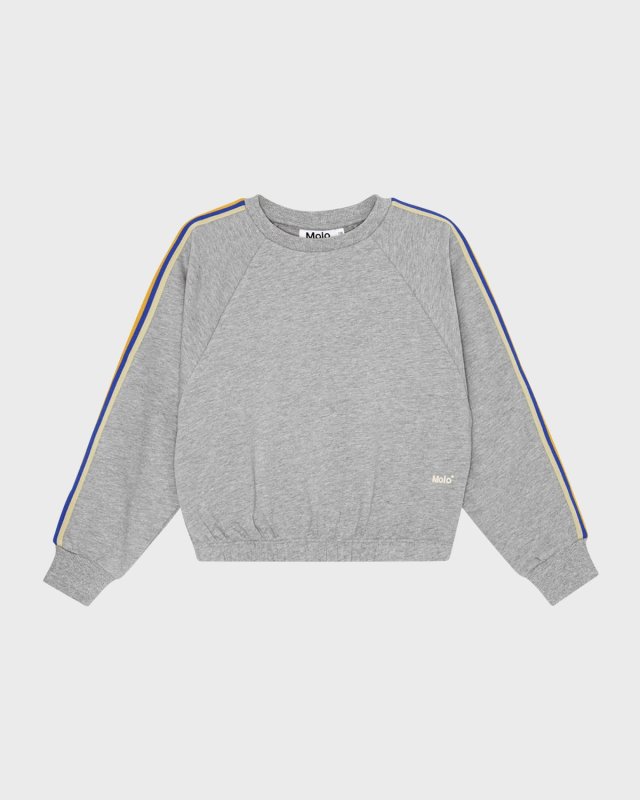 Girl's Malinda Logo-Print Sweatshirt, Size 6-7