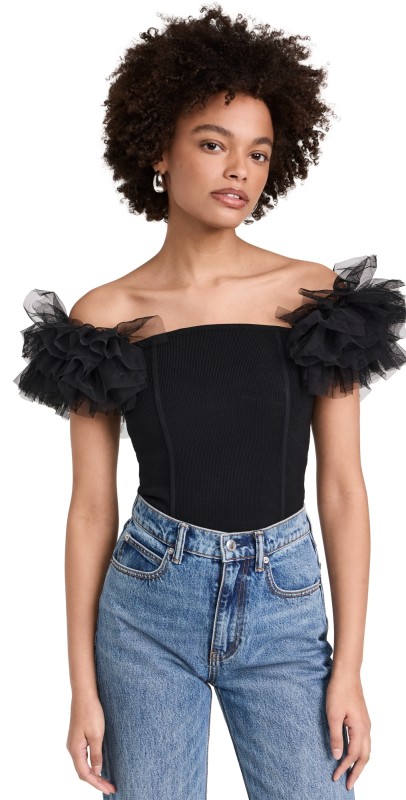 ASTR the Label Calla Top Black