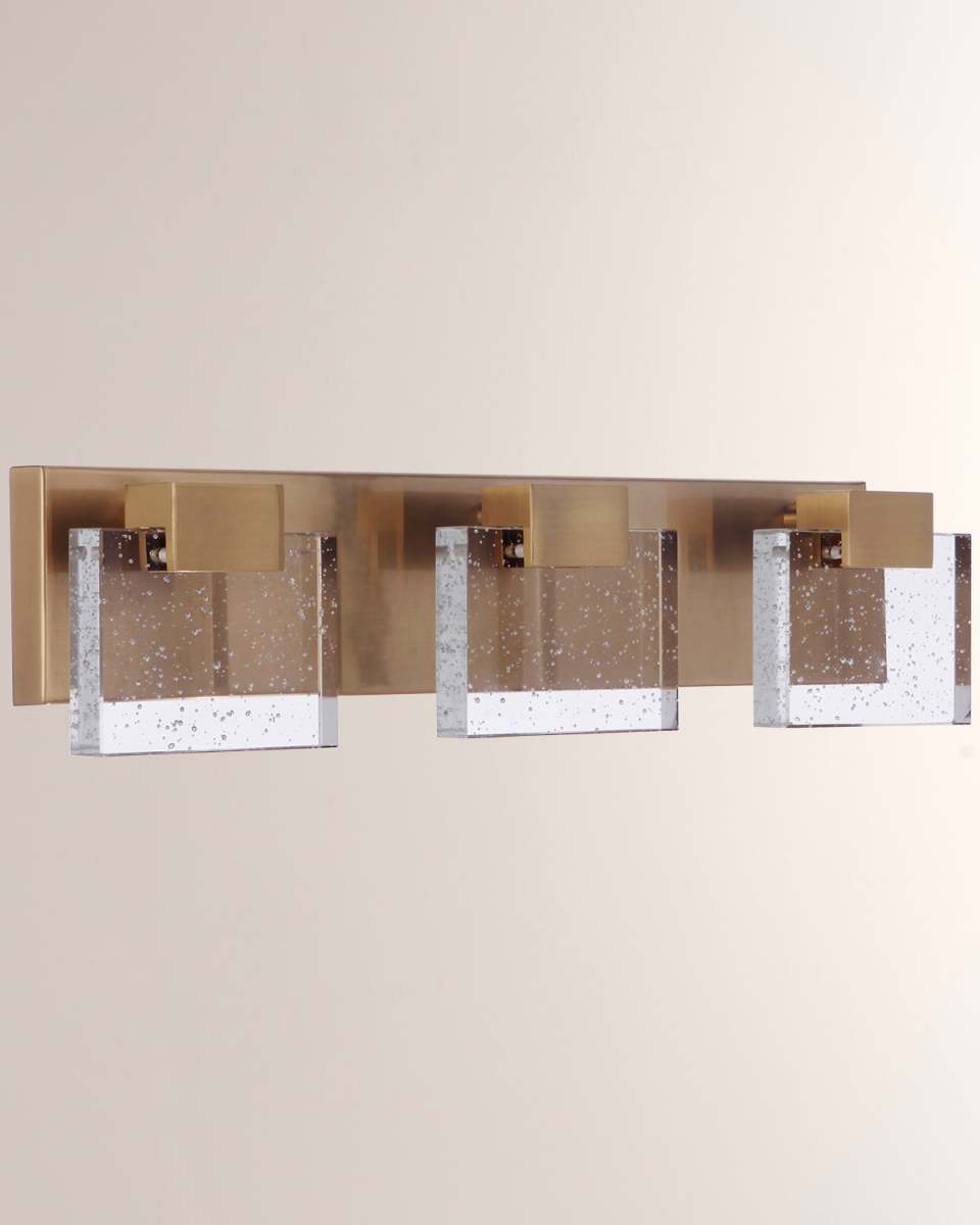 Alamere 3-Light LED Vanity - Satin Brass