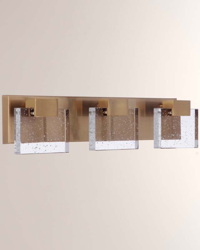 Alamere 3-Light LED Vanity - Satin Brass