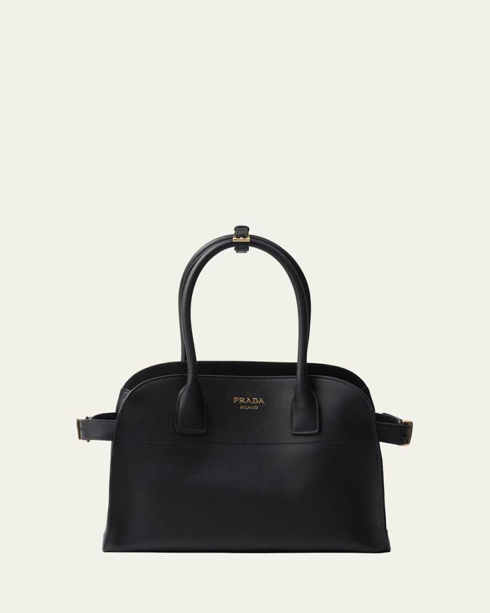 Soft Grain Leather Shoulder Bag