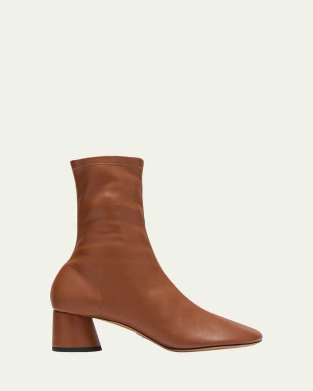 Glove Stretch Cylinder-Heel Ankle Boots