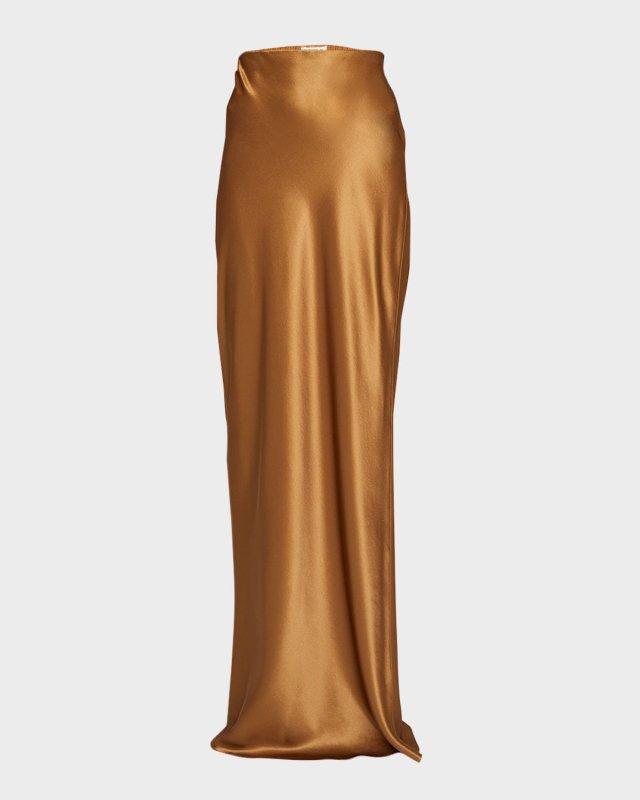 Silk Maxi Skirt