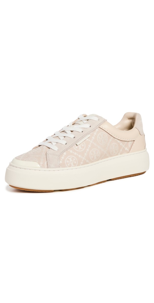 Tory Burch T Monogram Ladybug Sneakers Birch/New Cream/Calcare