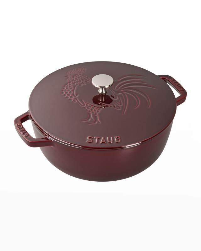 3.75-Qt. Essential French Oven Rooster with Lid, Grenadine