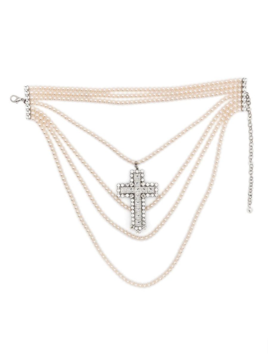 crystal-cross necklace