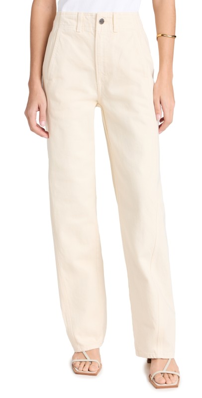 Apiece Apart Meridian Jeans Ecru