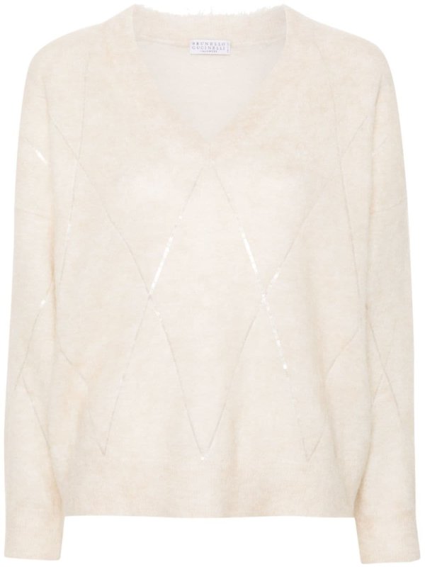sequinned sweater