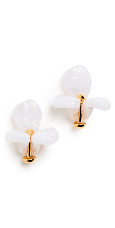 Lele Sadoughi Trillium Stud Earrings Mother of Pearl
