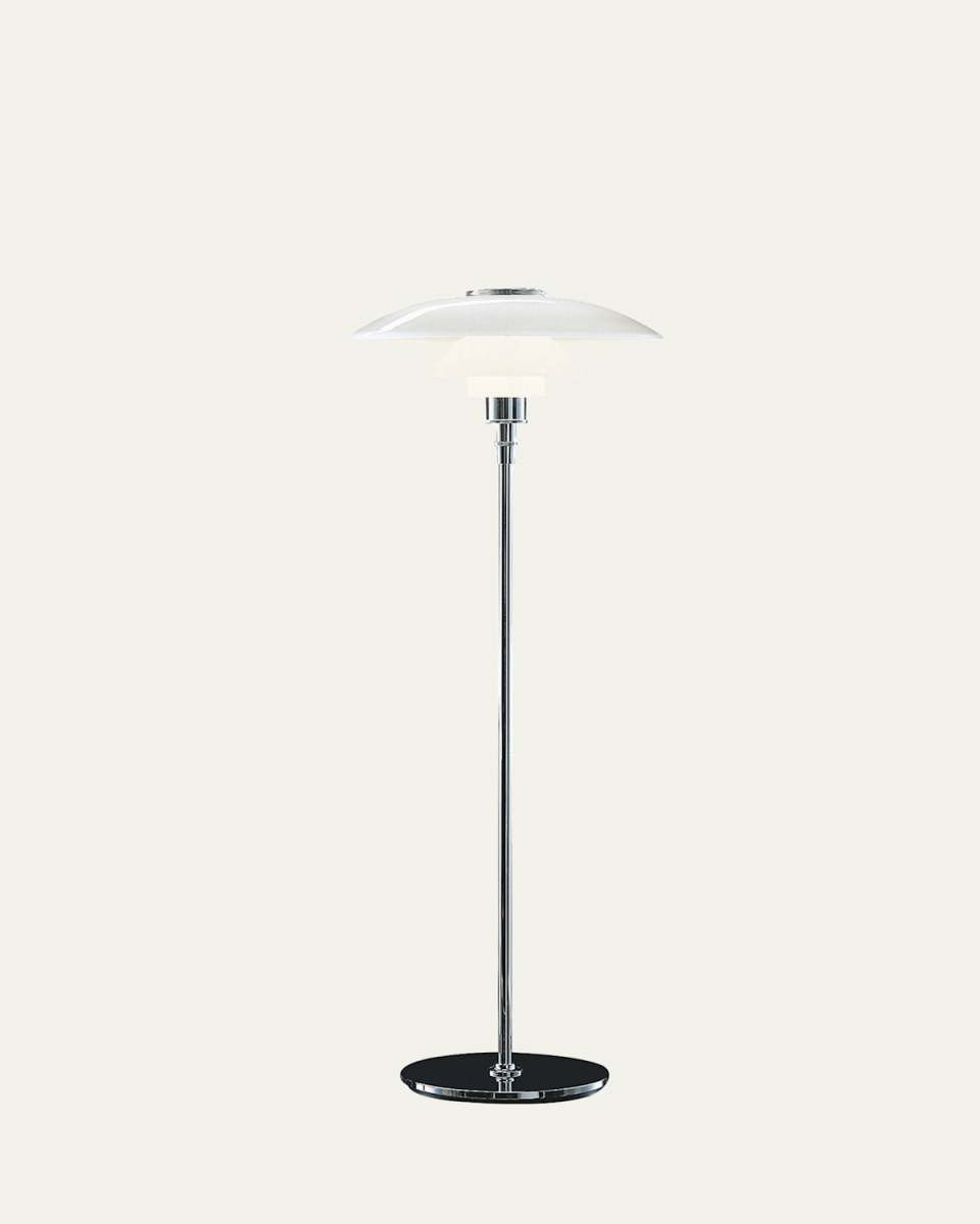 PH 4-3 High Lustre Chrome-Plated Floor Lamp