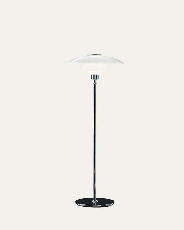 PH 4-3 High Lustre Chrome-Plated Floor Lamp