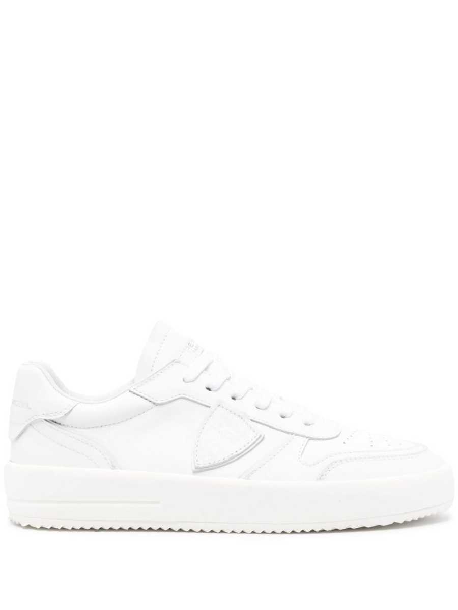 Temple Veau leather sneakers