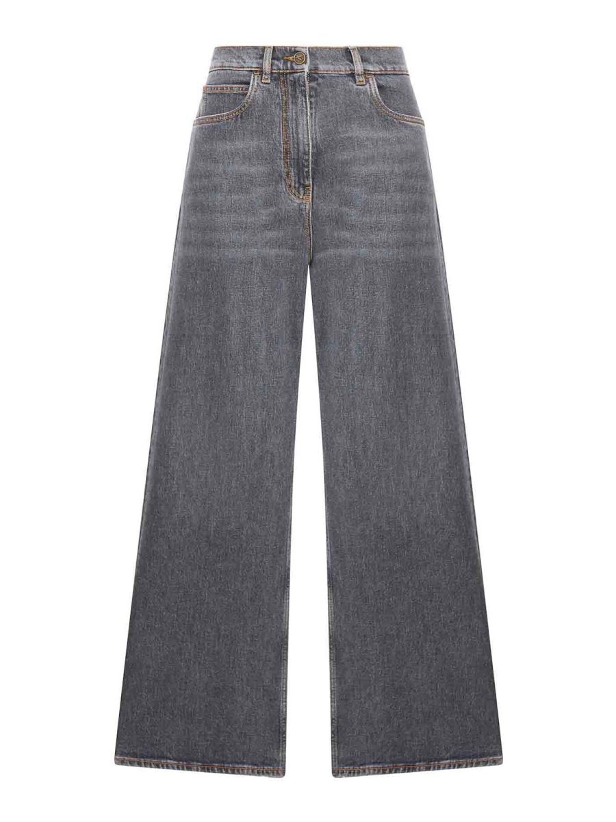 Etro Jean Droit - Bleu
