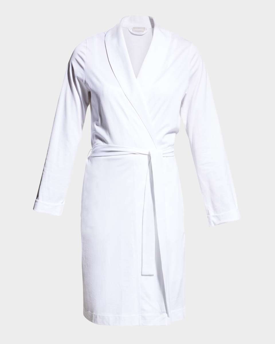 Cotton Jersey Short Robe