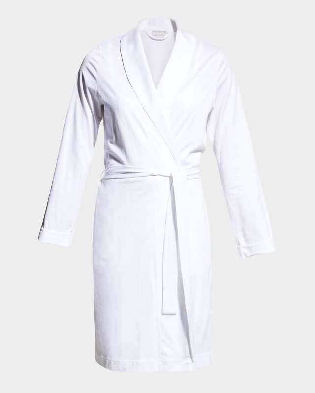 Cotton Jersey Short Robe