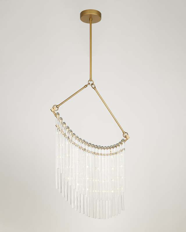 Drapes Glass Chandelier