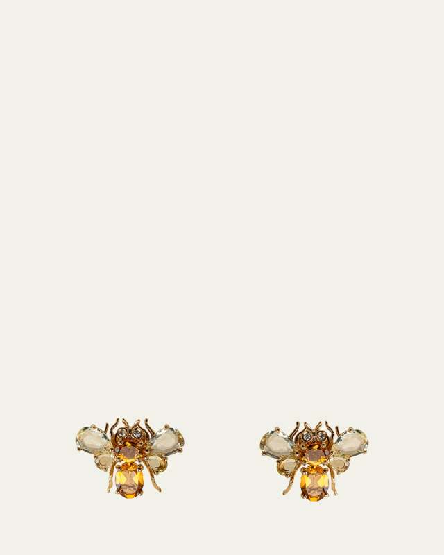 Yellow Gold Earrings from Garden Collection