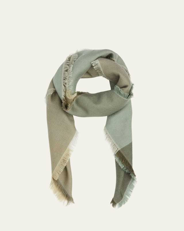 Quadrilatero Del Cashmere-Silk Scarf