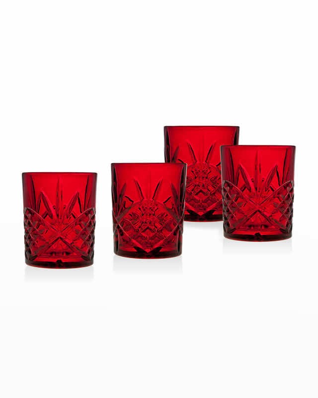Dublin Double Old-Fashioned Glasses, Set of Four
