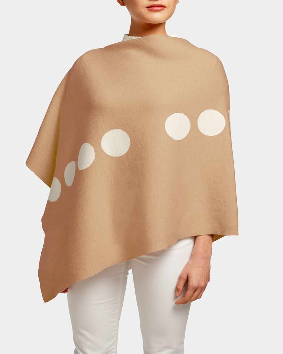Reversible Morse Code Hug Poncho
