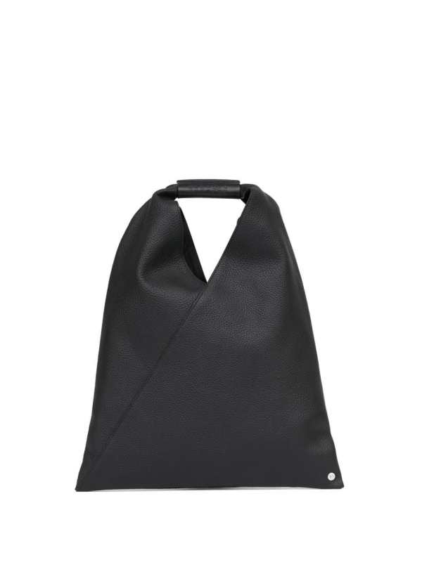 small Japanese leather tote bag