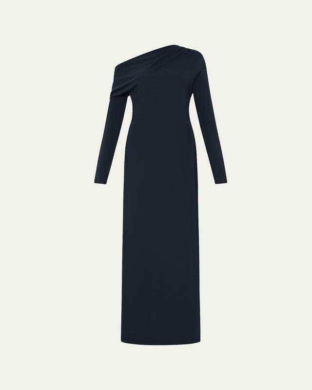 Fila One-Shoulder Cutout Maxi Dress