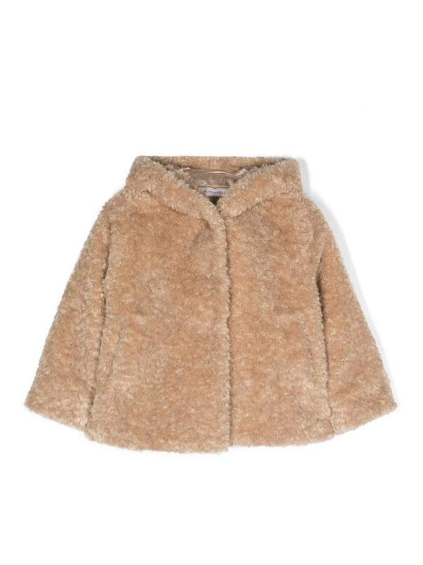 Monnalisa Bebè Manteau Court - Beige