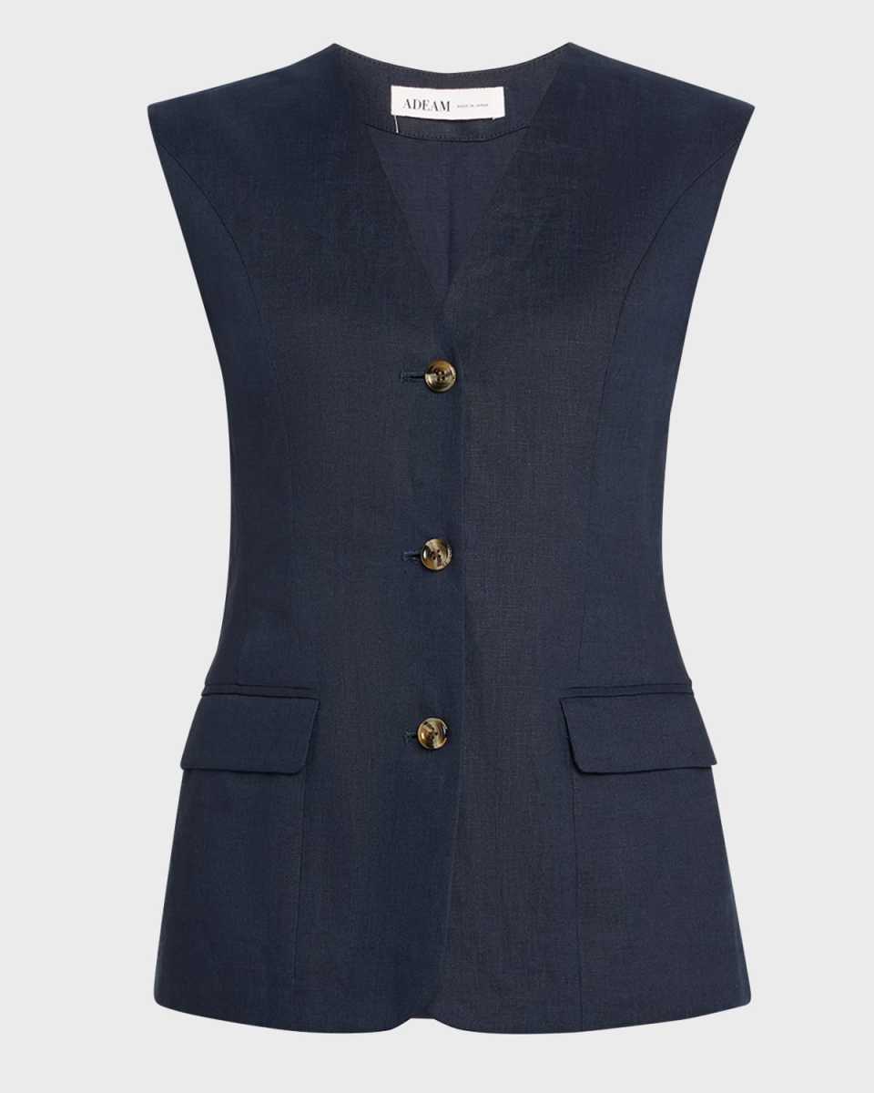 Lucia Linen Vest Top