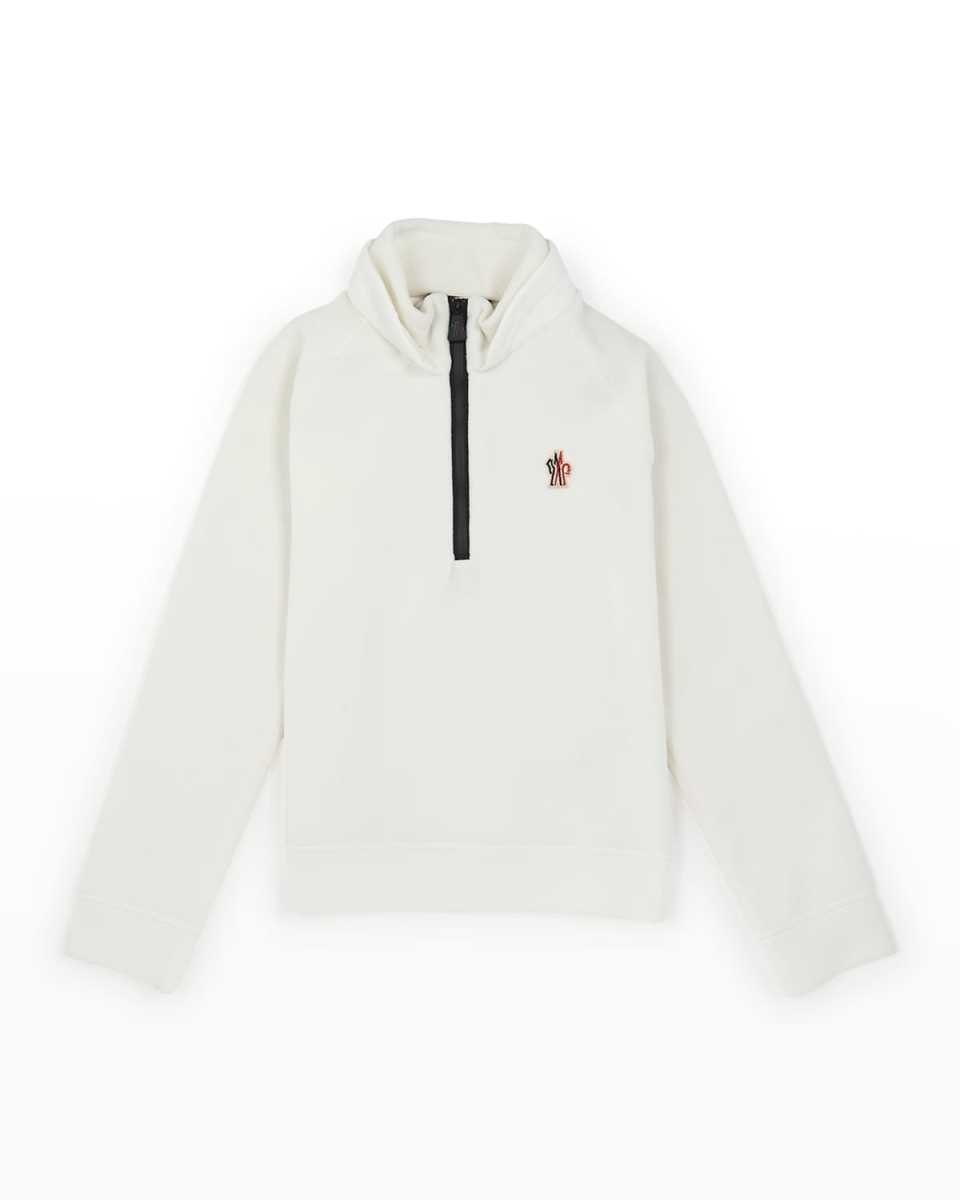 Kid's Quarter Zip-Up Sweatshirt, Size 8-14